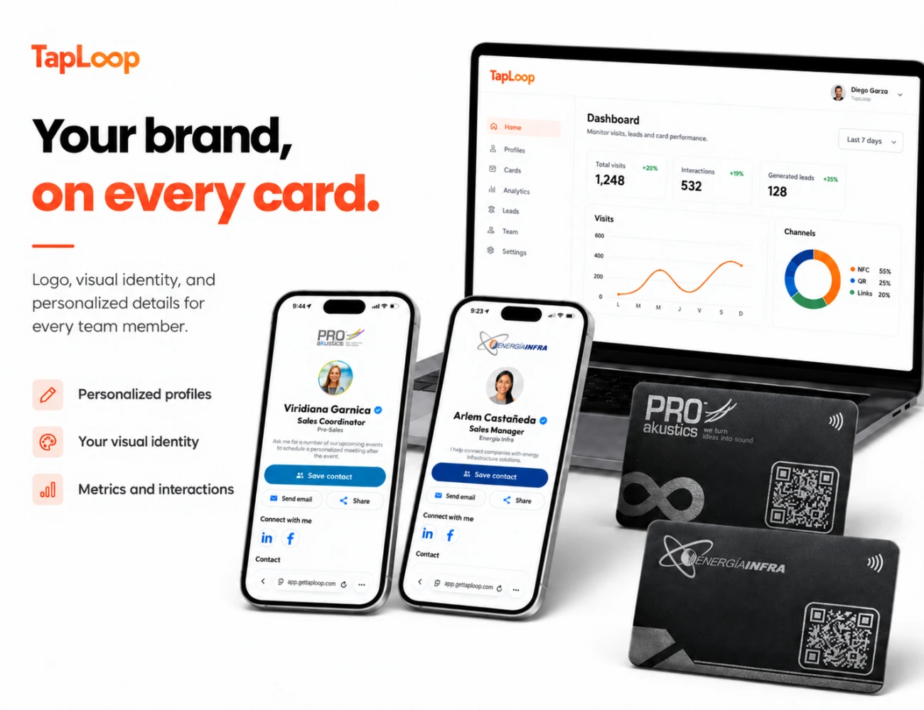 Thumbnail of TapLoop metal NFC card, view 7