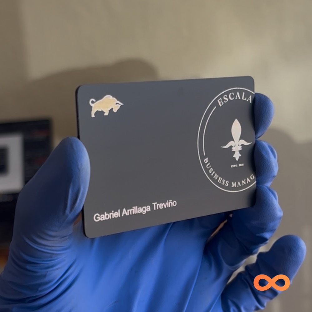 Metal NFC card thumbnail view 5