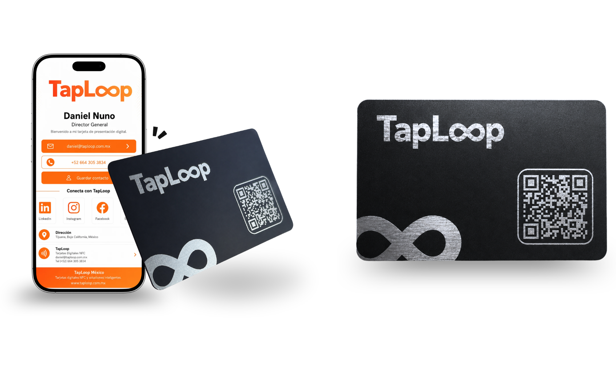 Metal NFC business card