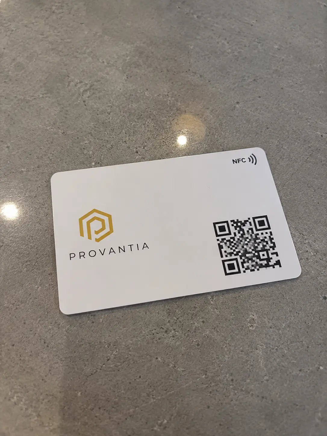 Professional NFC card used for meetings and recruiting