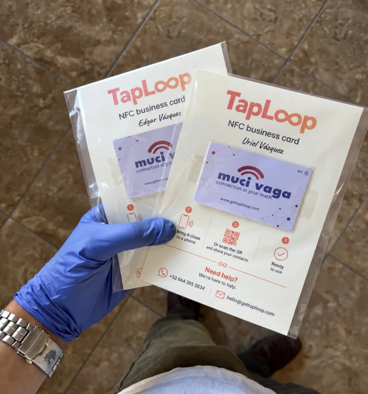 Custom TapLoop PVC NFC Card